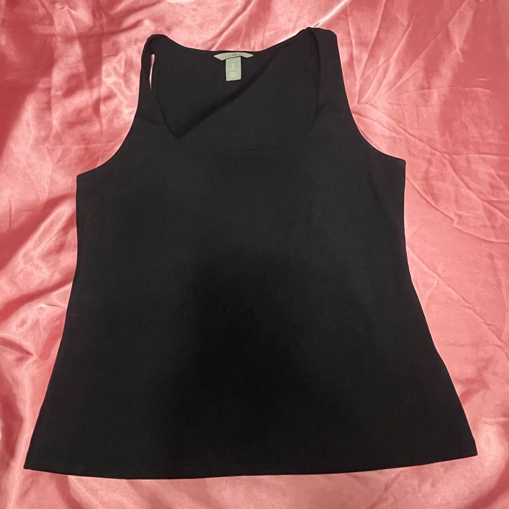 H&M Sleek Black Tank Top